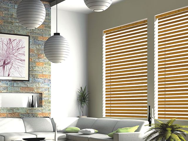 Wooden Venetian blinds